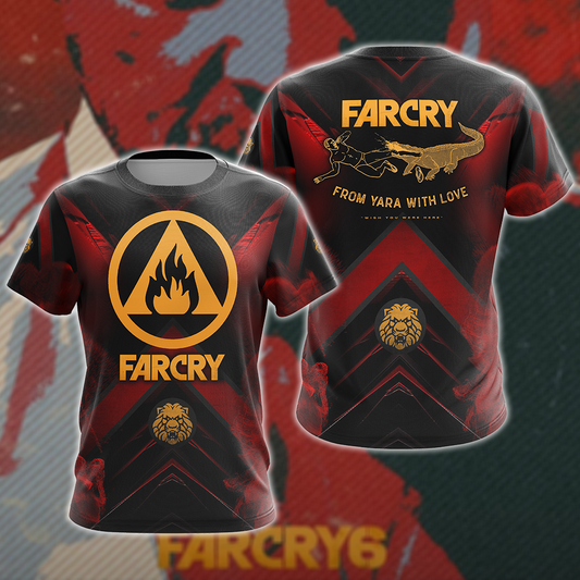 Farcry 6 3D All Over Print T-shirt Tank Top Zip Hoodie Pullover Hoodie Hawaiian Shirt Beach Shorts Jogger T-shirt