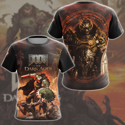 Doom: The Dark Ages Video Game All Over Printed T-shirt Tank Top Zip Hoodie Pullover Hoodie Hawaiian Shirt Beach Shorts Joggers T-shirt