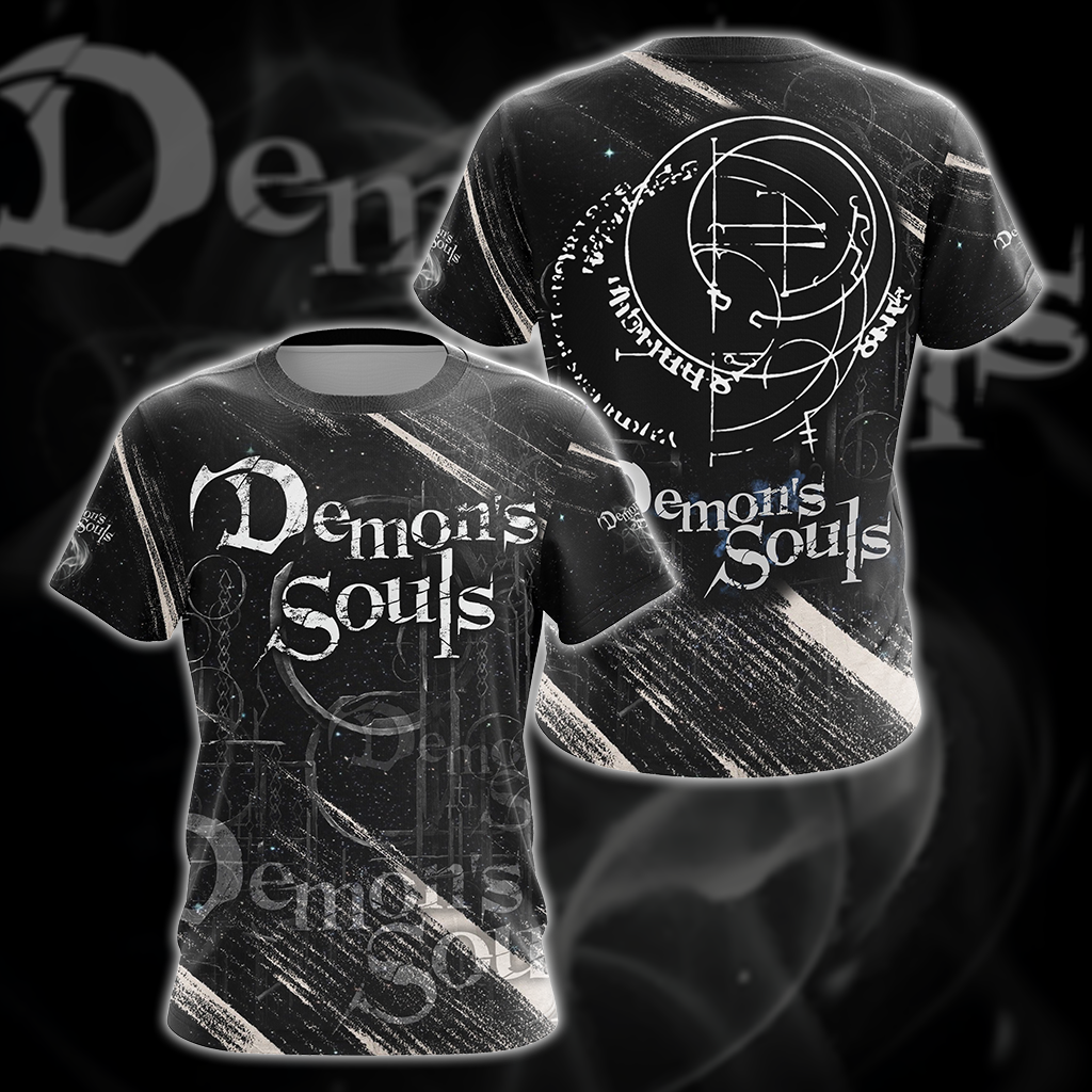 Demon's Souls All Over Print T-shirt Tank Top Zip Hoodie Pullover Hoodie Hawaiian Shirt T-shirt