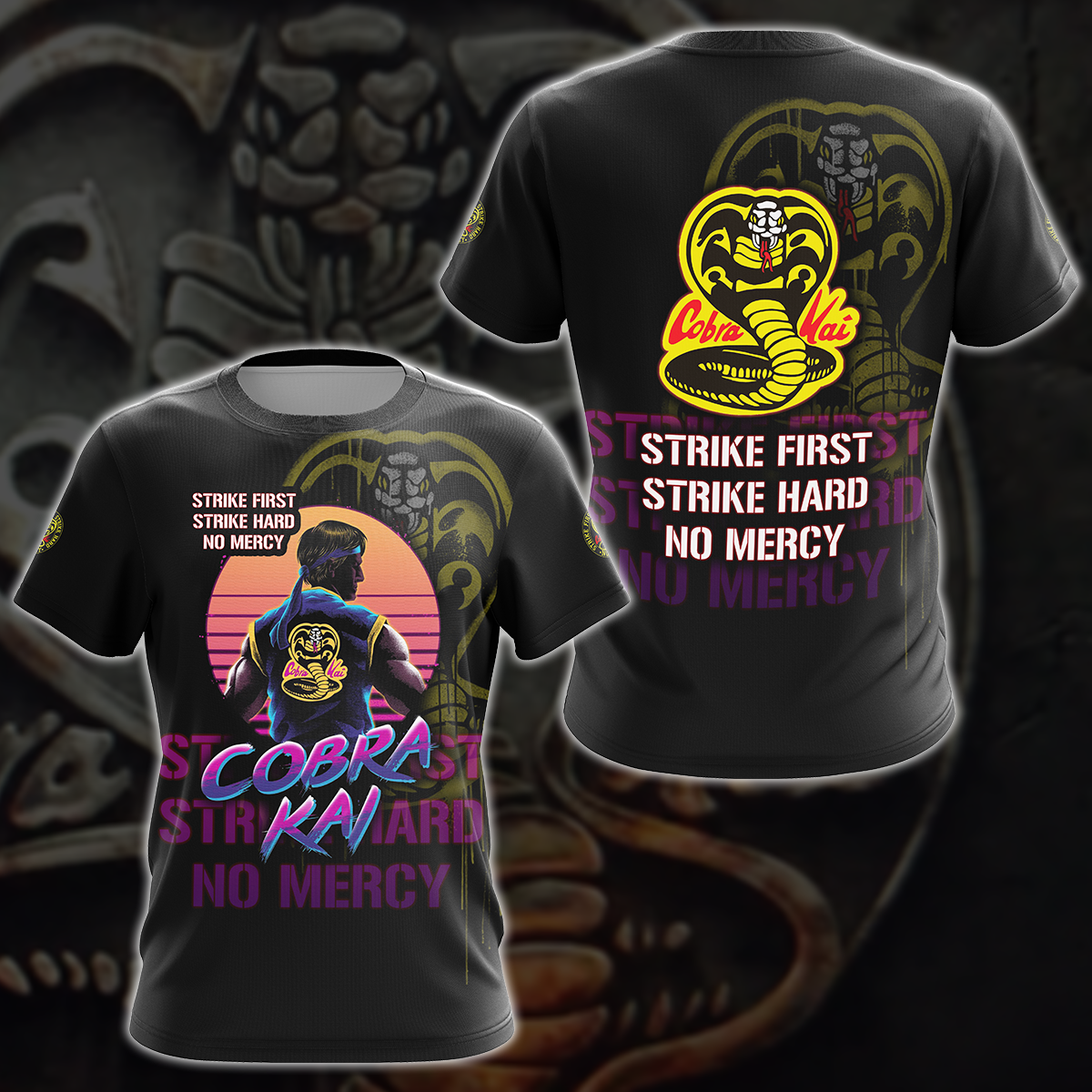 Cobra Kai TV Series 3D All Over Print T-shirt Tank Top Zip Hoodie Pullover Hoodie Hawaiian Shirt Beach Shorts Jogger T-shirt