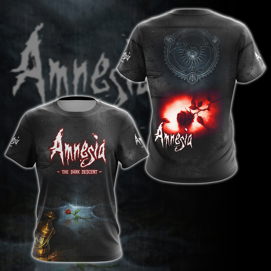 Amnesia: The Dark Descent Video Game 3D All Over Printed T-shirt Tank Top Zip Hoodie Pullover Hoodie Hawaiian Shirt Beach Shorts Jogger T-shirt
