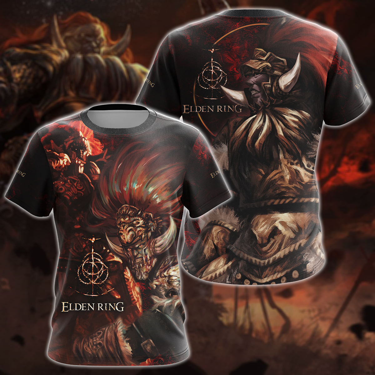 Elden Ring Radahn Video Game 3D All Over Print T-shirt Tank Top Zip Hoodie Pullover Hoodie Hawaiian Shirt Beach Shorts Jogger T-shirt