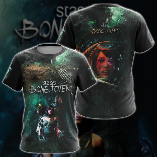 Stasis: Bone Totem Video Game 3D All Over Printed T-shirt Tank Top Zip Hoodie Pullover Hoodie Hawaiian Shirt Beach Shorts Jogger T-shirt