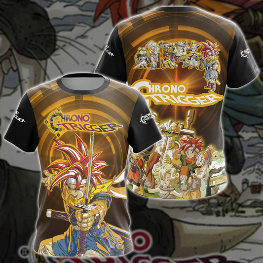 Chrono Trigger Video Game All-Over T-shirt Hoodie Tank Top Hawaiian Shirt Beach Shorts Joggers T-shirt