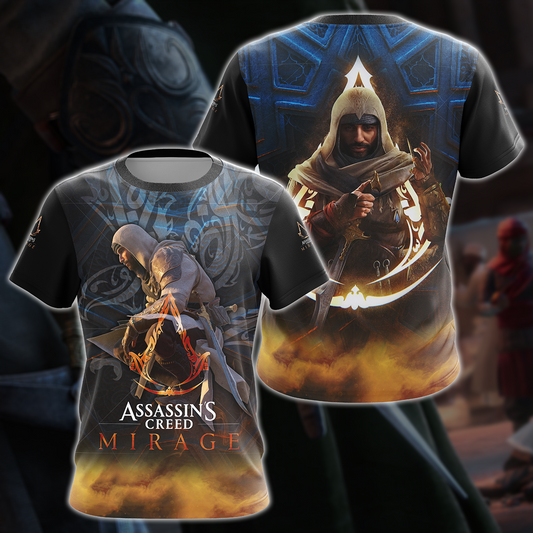 Assassin's Creed Mirage Video Game All Over Printed T-shirt Tank Top Zip Hoodie Pullover Hoodie Hawaiian Shirt Beach Shorts Joggers T-shirt