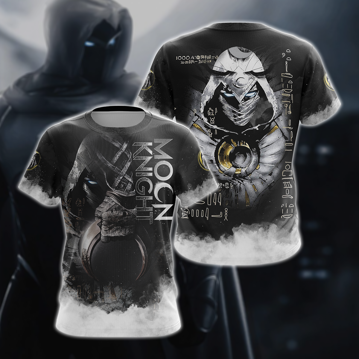 Marvel Moon Knight 3D All Over Print T-shirt Tank Top Zip Hoodie Pullover Hoodie Hawaiian Shirt Beach Shorts Jogger T-shirt