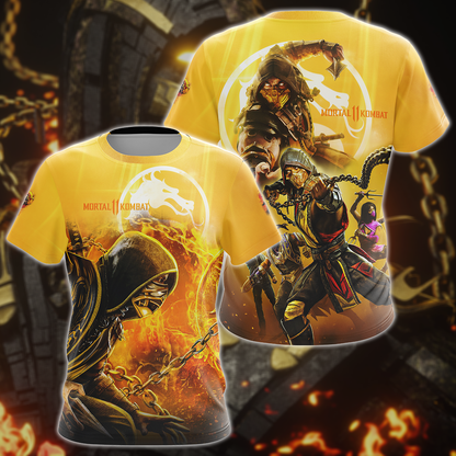 Mortal Kombat Video Game 3D All Over Print T-shirt Tank Top Zip Hoodie Pullover Hoodie Hawaiian Shirt Beach Shorts Jogger T-shirt