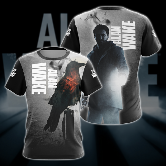 Alan Wake Video Game All Over Printed T-shirt Tank Top Zip Hoodie Pullover Hoodie Hawaiian Shirt Beach Shorts Joggers T-shirt