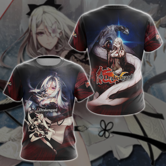Drakengard Zero Video Game 3D All Over Printed T-shirt Tank Top Zip Hoodie Pullover Hoodie Hawaiian Shirt Beach Shorts Jogger T-shirt