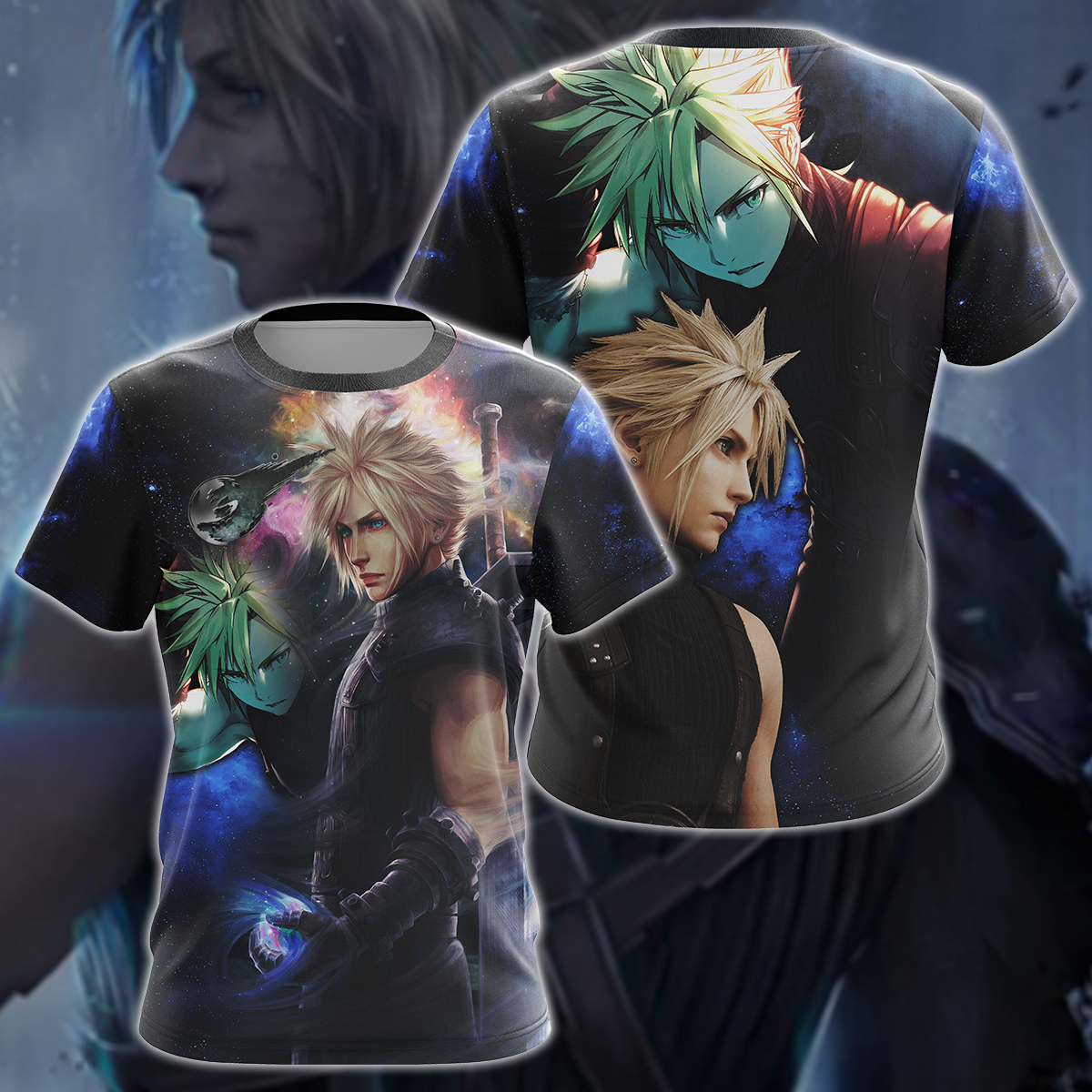 Final Fantasy VII Tidus Video Game 3D All Over Print T-shirt Tank Top Zip Hoodie Pullover Hoodie Hawaiian Shirt Beach Shorts Jogger T-shirt
