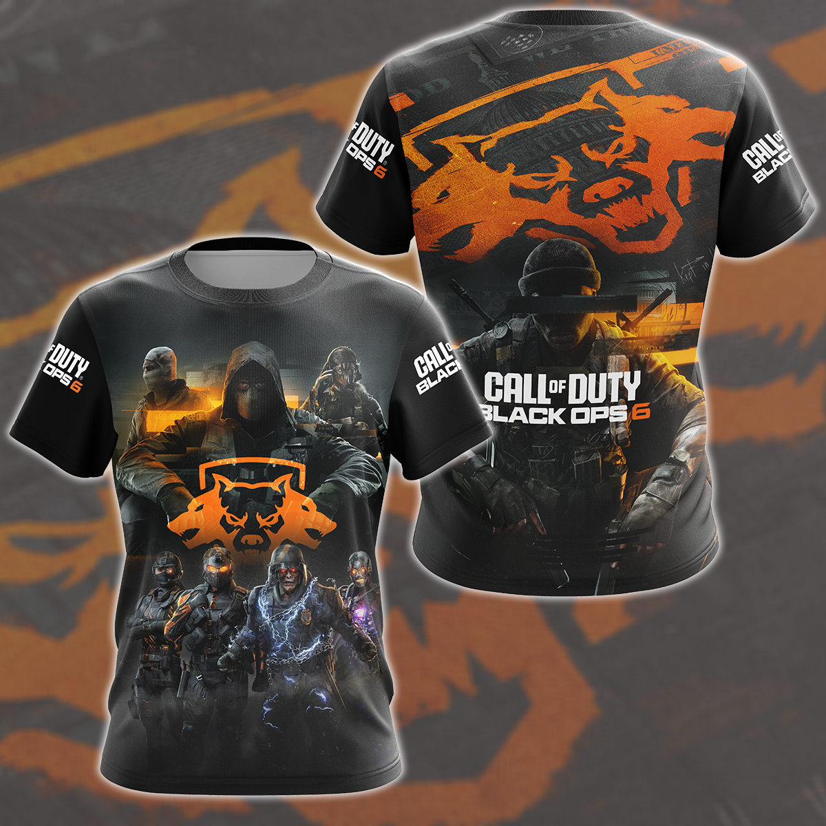 Call of Duty Black Ops 6 Video Game All Over Printed T-shirt Tank Top Zip Hoodie Pullover Hoodie Hawaiian Shirt Beach Shorts Joggers T-shirt S