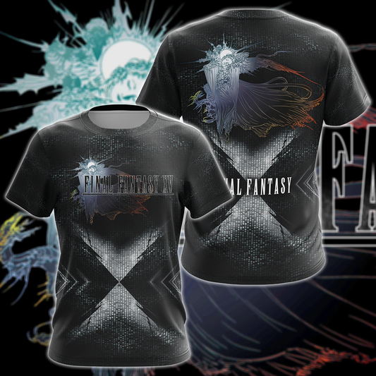 Final Fantasy XV Video Game 3D All Over Print T-shirt Tank Top Zip Hoodie Pullover Hoodie Hawaiian Shirt Beach Shorts Jogger T-shirt