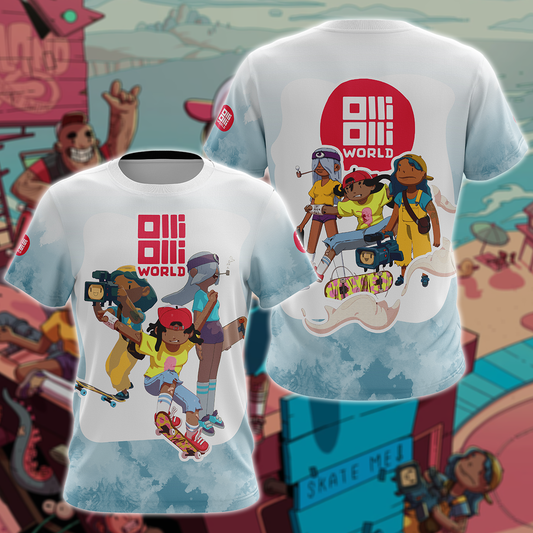 OlliOlli World 3D All Over Print T-shirt Tank Top Zip Hoodie Pullover Hoodie Hawaiian Shirt Beach Shorts Jogger T-shirt