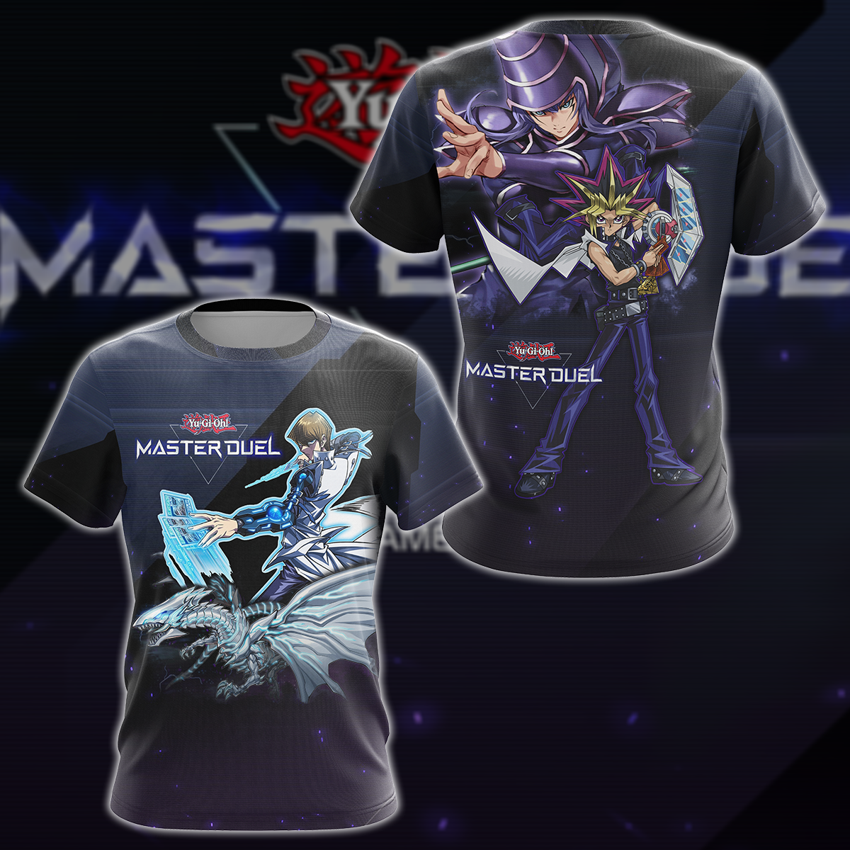 Yu-Gi-Oh! Master Duel Video Game 3D All Over Printed T-shirt Tank Top Zip Hoodie Pullover Hoodie Hawaiian Shirt Beach Shorts Jogger T-shirt