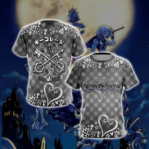 Kingdom Hearts - Keyblade Unisex 3D T-shirt   