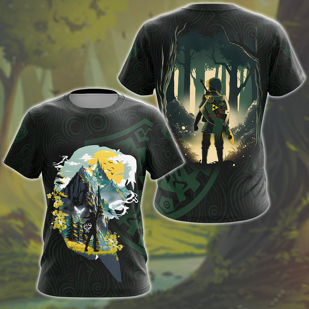The Legend of Zelda Ballad Of The Hero Video Game All Over Printed T-shirt Tank Top Zip Hoodie Pullover Hoodie Hawaiian Shirt Beach Shorts Joggers