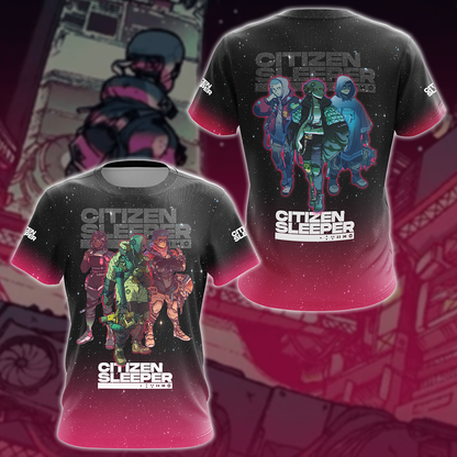 Citizen Sleeper Video Game 3D All Over Printed T-shirt Tank Top Zip Hoodie Pullover Hoodie Hawaiian Shirt Beach Shorts Jogger T-shirt