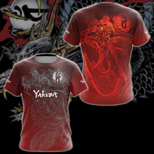 Yakuza Video Game 3D All Over Printed T-shirt Tank Top Zip Hoodie Pullover Hoodie Hawaiian Shirt Beach Shorts Jogger T-shirt
