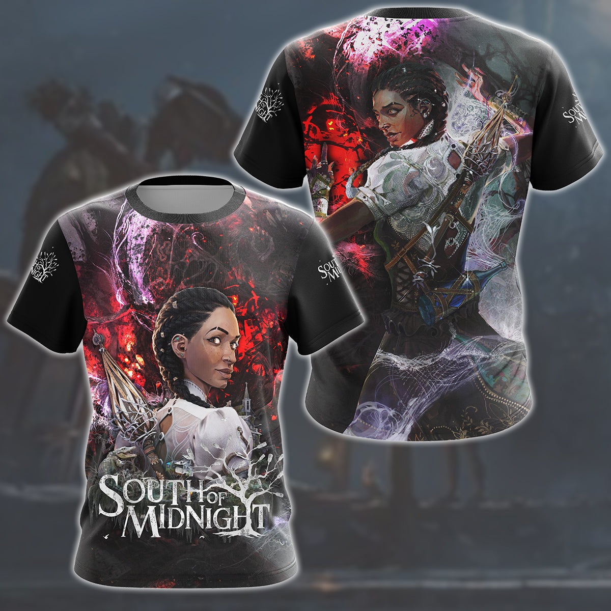 South of Midnight Video Game All Over Printed T-shirt Tank Top Zip Hoodie Pullover Hoodie Hawaiian Shirt Beach Shorts Joggers T-shirt