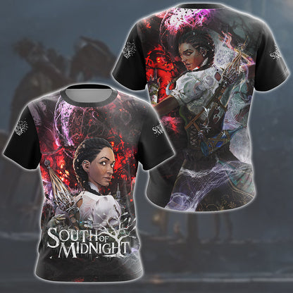 South of Midnight Video Game All Over Printed T-shirt Tank Top Zip Hoodie Pullover Hoodie Hawaiian Shirt Beach Shorts Joggers T-shirt