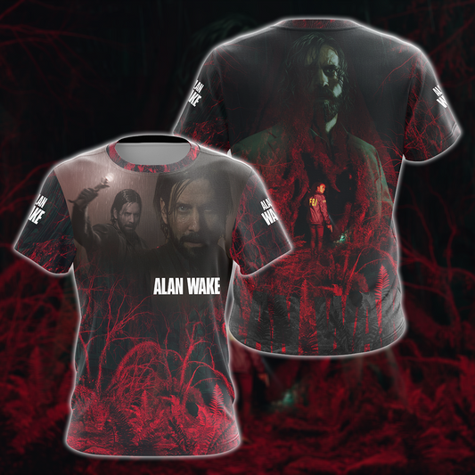Alan Wake 2 Video Game All Over Printed T-shirt Tank Top Zip Hoodie Pullover Hoodie Hawaiian Shirt Beach Shorts Joggers T-shirt