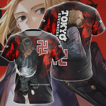 Tokyo Revengers 3D All Over Print T-shirt Tank Top Zip Hoodie Pullover Hoodie Hawaiian Shirt Beach Shorts Jogger T-shirt