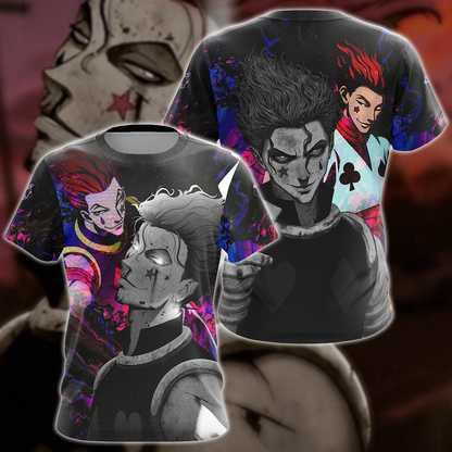 Hunter x Hunter Hisoka 3D All Over Print T-shirt Tank Top Zip Hoodie Pullover Hoodie Hawaiian Shirt Beach Shorts Jogger T-shirt