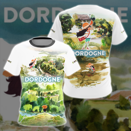 Dordogne Video Game 3D All Over Printed T-shirt Tank Top Zip Hoodie Pullover Hoodie Hawaiian Shirt Beach Shorts Jogger T-shirt