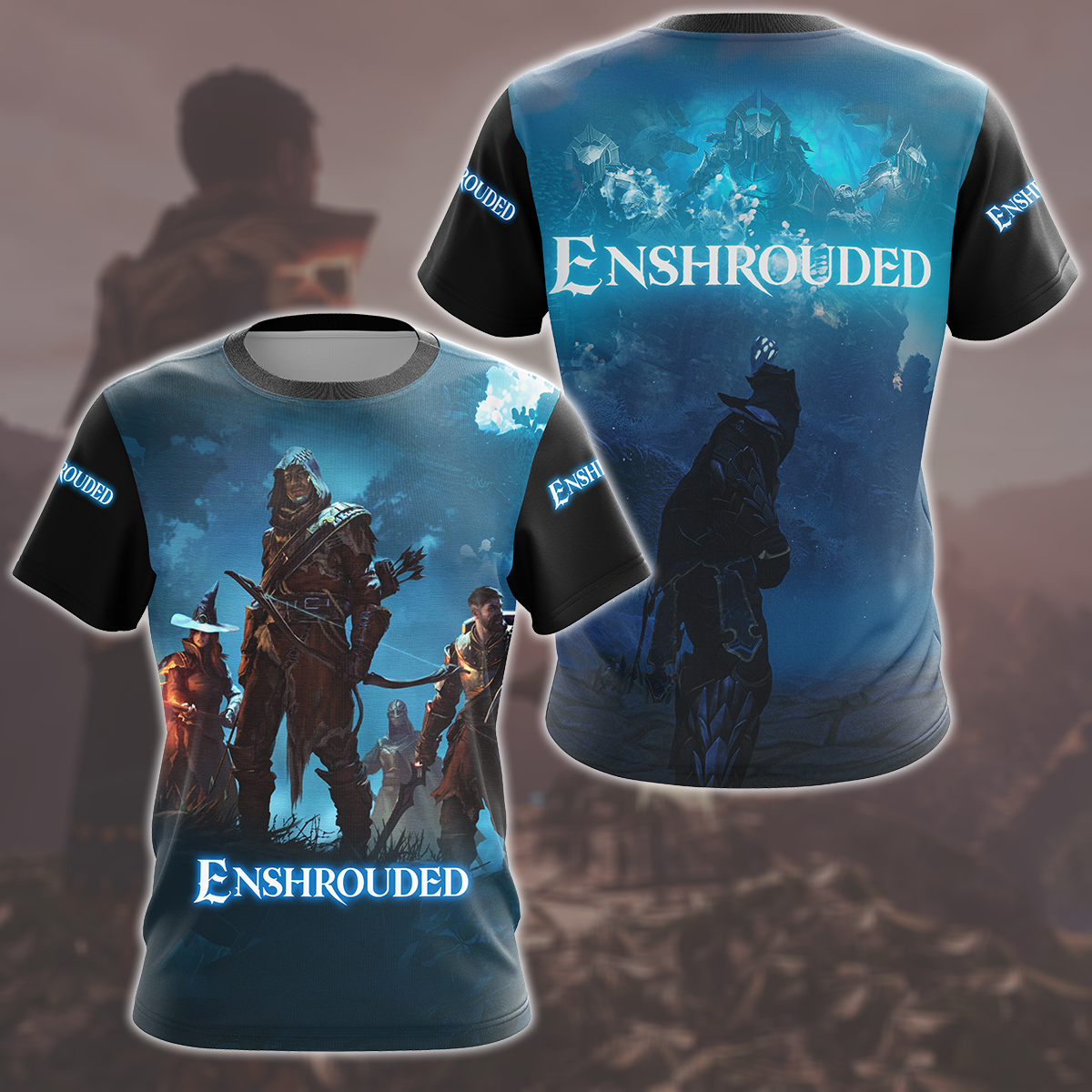 Enshrouded Video Game All Over Printed T-shirt Tank Top Zip Hoodie Pullover Hoodie Hawaiian Shirt Beach Shorts Joggers T-shirt S 