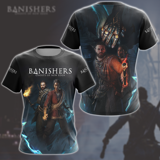 Banishers: Ghosts of New Eden Video Game All Over Printed T-shirt Tank Top Zip Hoodie Pullover Hoodie Hawaiian Shirt Beach Shorts Joggers T-shirt