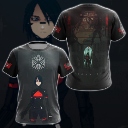 Signalis Video Game 3D All Over Printed T-shirt Tank Top Zip Hoodie Pullover Hoodie Hawaiian Shirt Beach Shorts Jogger T-shirt