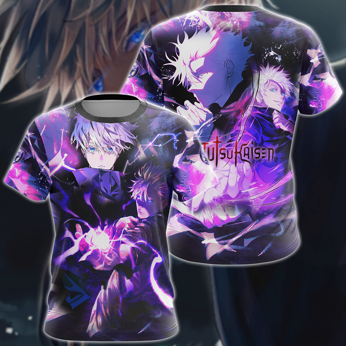 Jujutsu Kaisen Gojo Satoru 3D All Over Print T-shirt Tank Top Zip Hoodie Pullover Hoodie Hawaiian Shirt Beach Shorts Jogger T-shirt