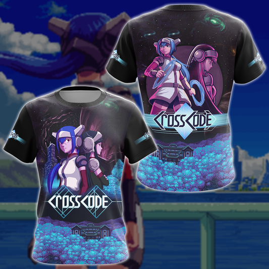 CrossCode Video Game 3D All Over Printed T-shirt Tank Top Zip Hoodie Pullover Hoodie Hawaiian Shirt Beach Shorts Jogger T-shirt