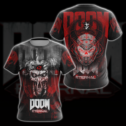 DOOM Eternal All Over Print T-shirt Tank Top Zip Hoodie Pullover Hoodie Hawaiian Shirt T-shirt