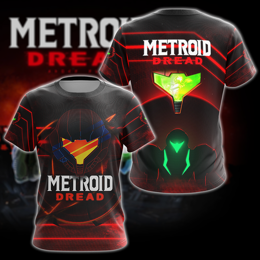Metroid Dread All Over Print T-shirt Tank Top Zip Hoodie Pullover Hoodie Hawaiian Shirt Beach Shorts Jogger T-shirt