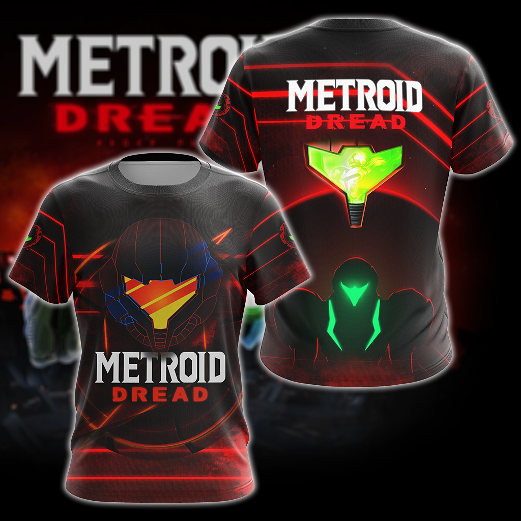 Metroid Dread All Over Print T-shirt Tank Top Zip Hoodie Pullover Hoodie Hawaiian Shirt Beach Shorts Jogger T-shirt S 