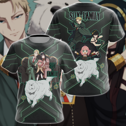 Spy x Family 3D All Over Print T-shirt Tank Top Zip Hoodie Pullover Hoodie Hawaiian Shirt Beach Shorts Jogger T-shirt