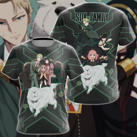 Spy x Family 3D All Over Print T-shirt Tank Top Zip Hoodie Pullover Hoodie Hawaiian Shirt Beach Shorts Jogger T-shirt