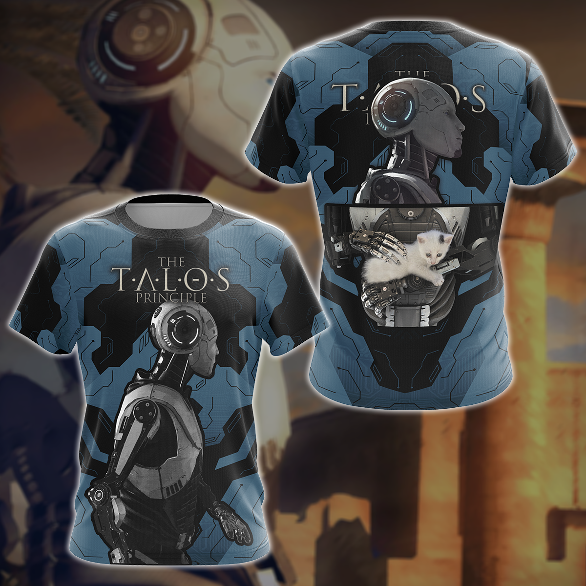 Talos Principle Video Game 3D All Over Printed T-shirt Tank Top Zip Hoodie Pullover Hoodie Hawaiian Shirt Beach Shorts Jogger T-shirt