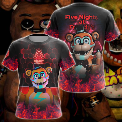 Five Nights at Freddy's: Security Breach Video Game 3D All Over Print T-shirt Tank Top Zip Hoodie Pullover Hoodie Hawaiian Shirt Beach Shorts Jogger T-shirt