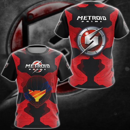 Metroid Prime Remastered Video Game 3D All Over Printed T-shirt Tank Top Zip Hoodie Pullover Hoodie Hawaiian Shirt Beach Shorts Jogger T-shirt