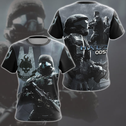 Halo ODST Video Game All Over Printed T-shirt Tank Top Zip Hoodie Pullover Hoodie Hawaiian Shirt Beach Shorts Joggers