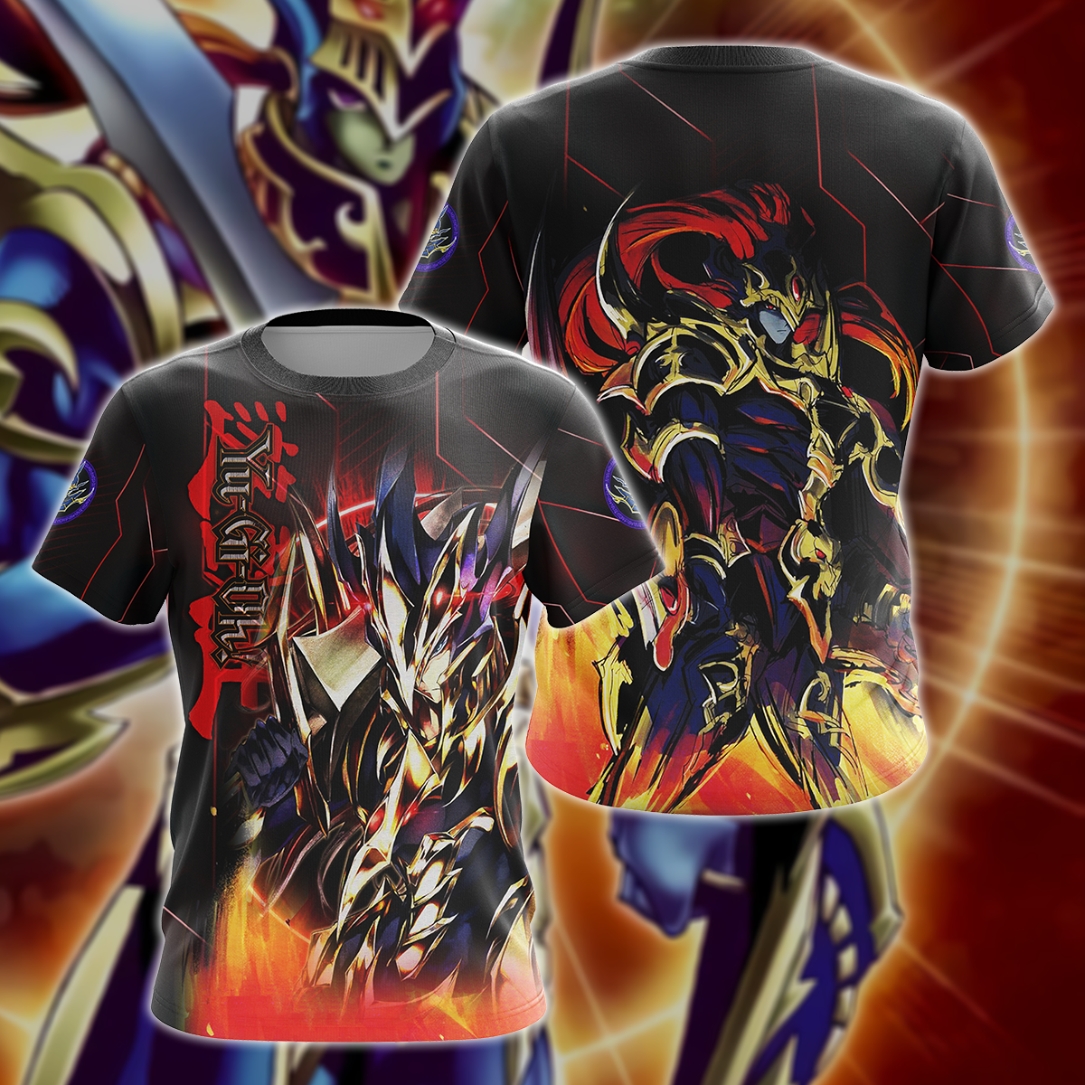 Yu-gi-oh! Black Luster Soldier 3D All Over Print T-shirt Tank Top Zip Hoodie Pullover Hoodie Hawaiian Shirt Beach Shorts Jogger T-shirt