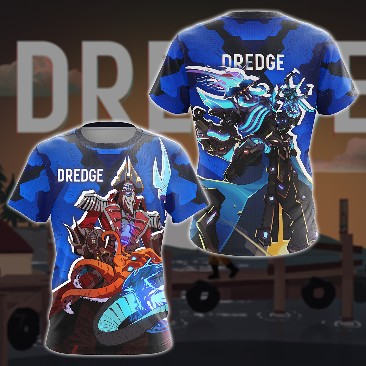 DREDGE Video Game 3D All Over Printed T-shirt Tank Top Zip Hoodie Pullover Hoodie Hawaiian Shirt Beach Shorts Jogger T-shirt S 