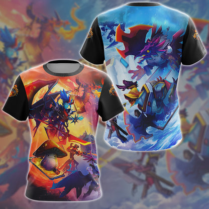 Monster Train 2 Video Game All Over Printed T-shirt Tank Top Zip Hoodie Pullover Hoodie Hawaiian Shirt Beach Shorts Joggers T-shirt