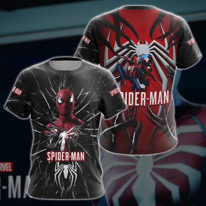 Spider-Man 2 Video Game All Over Printed T-shirt Tank Top Zip Hoodie Pullover Hoodie Hawaiian Shirt Beach Shorts Joggers T-shirt