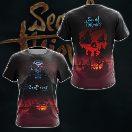 Sea of Thieves Video Game 3D All Over Printed T-shirt Tank Top Zip Hoodie Pullover Hoodie Hawaiian Shirt Beach Shorts Jogger T-shirt