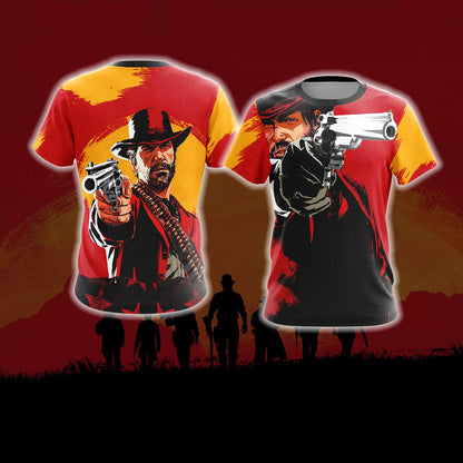 Red Dead Redemption Unisex 3D T-shirt   