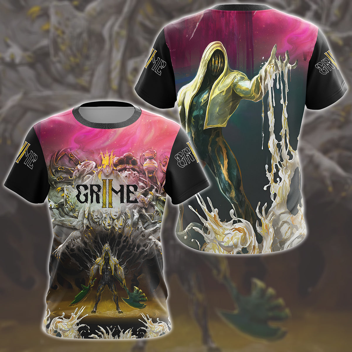Grime II Video Game All Over Printed T-shirt Tank Top Zip Hoodie Pullover Hoodie Hawaiian Shirt Beach Shorts Joggers