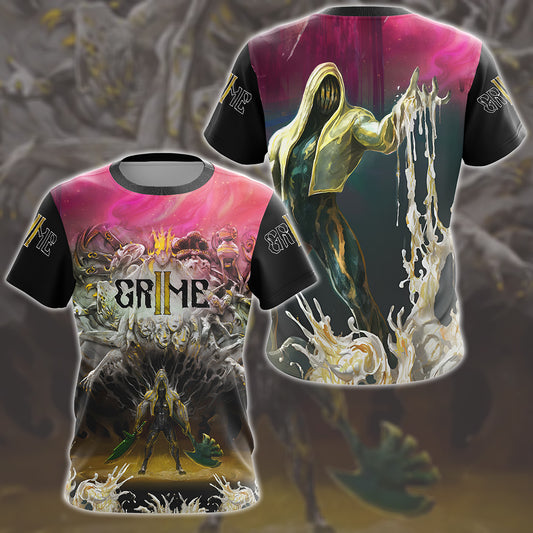 Grime II Video Game All Over Printed T-shirt Tank Top Zip Hoodie Pullover Hoodie Hawaiian Shirt Beach Shorts Joggers